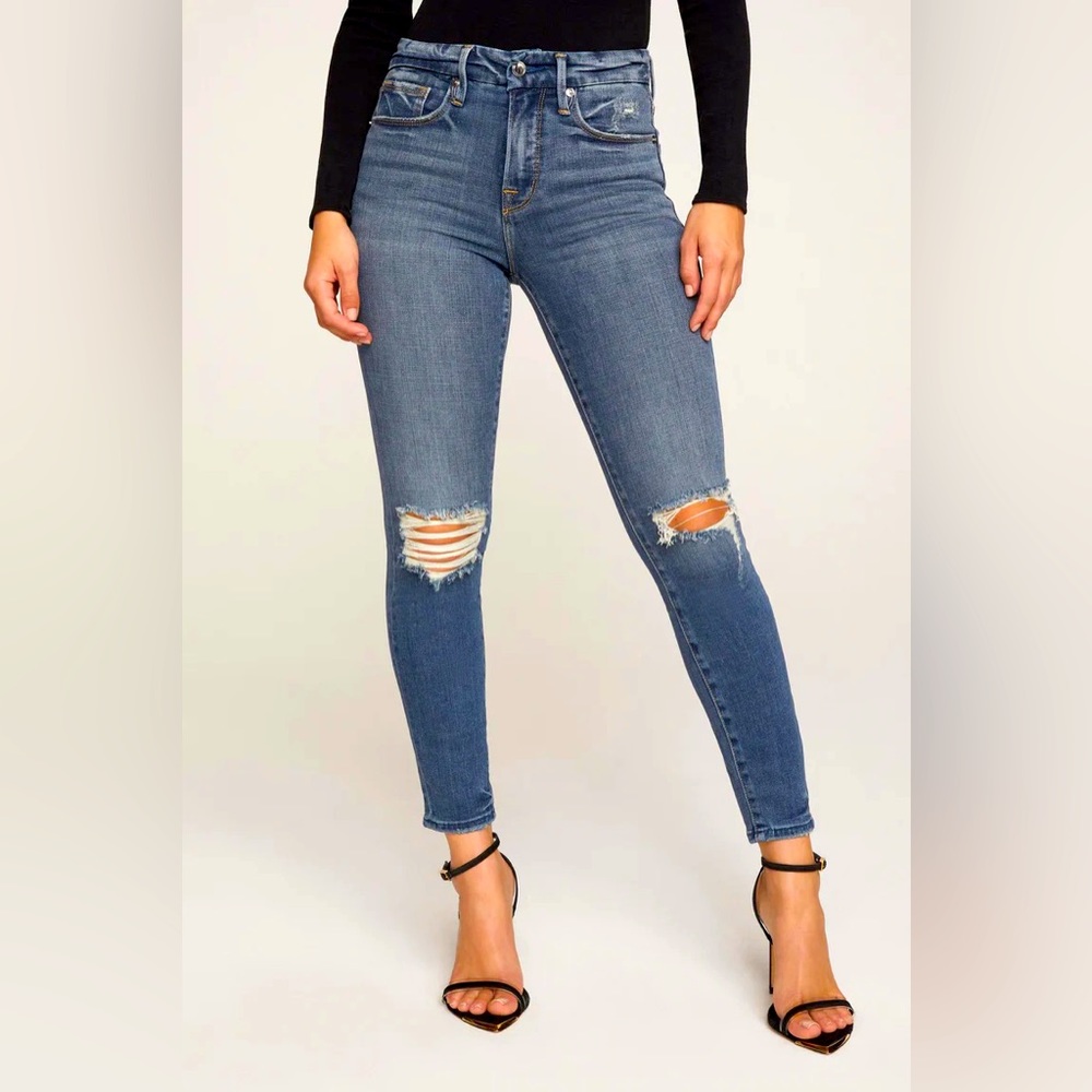 Good American Good Legs Cropped Jeans